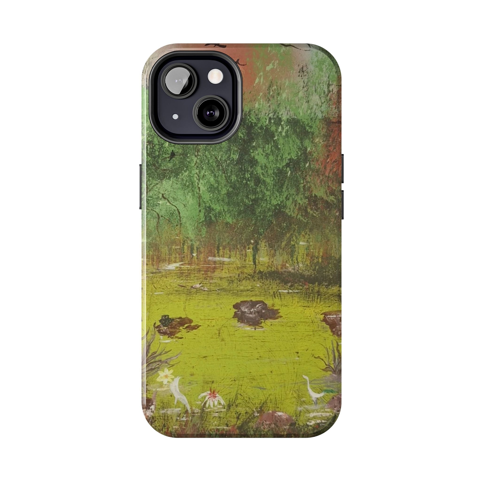 Emerald Stillness Tough Phone Cases