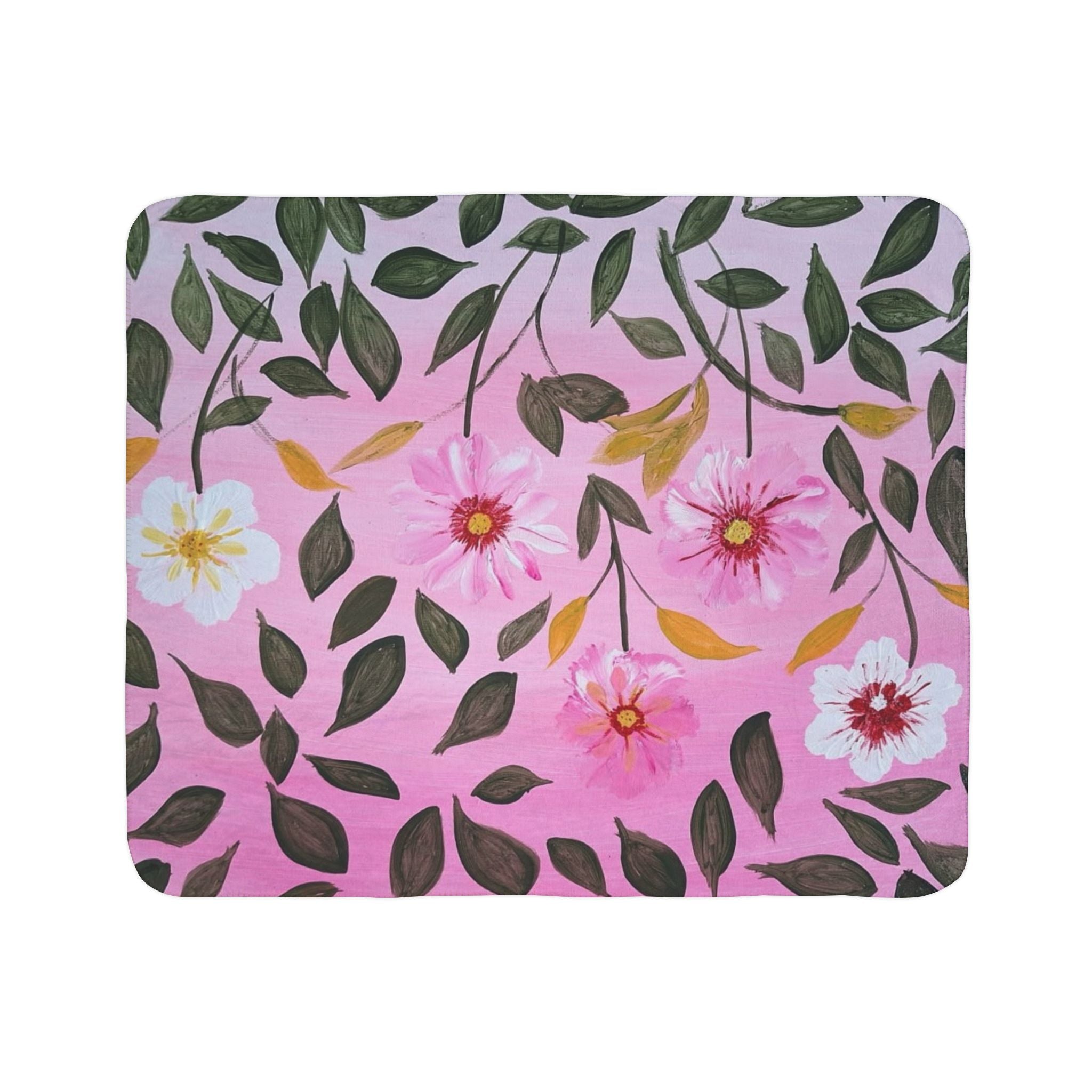 Call Me Daisy Fleece Sherpa Blanket