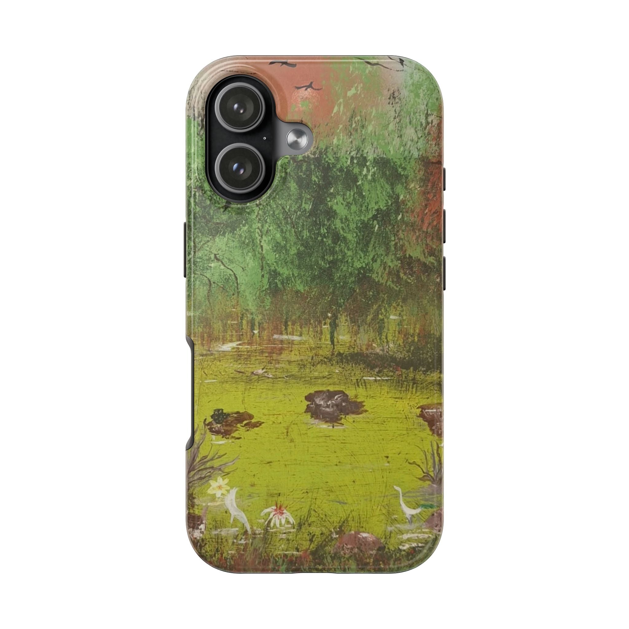 Emerald Stillness Tough Phone Cases