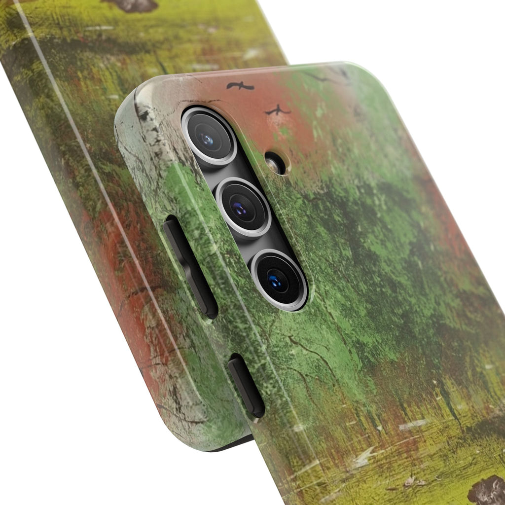 Emerald Stillness Tough Phone Cases
